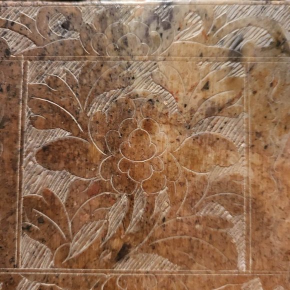 Beautiful & rare Marble carved Foo Dog Bookends Extremely old and very detailed - Picture 7 of 9